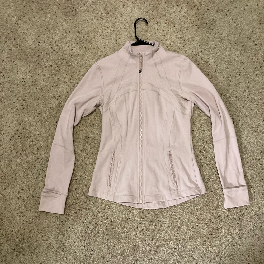 Lululemon Define Jacket Size 8 in color “Porcelain Pink”